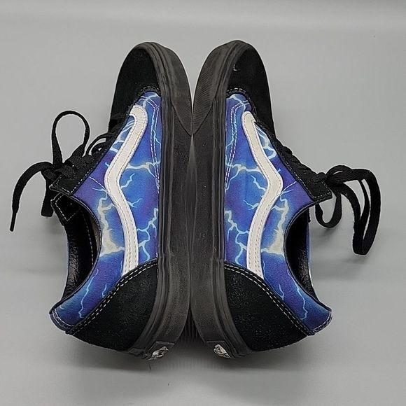 Vans Old Skool Lightning Blue Sneakers - Picture 5 of 9